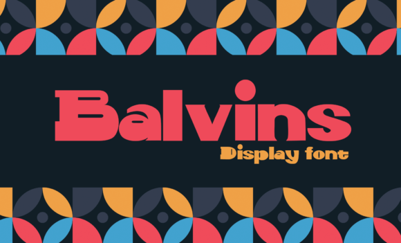 Balvins Display Font for Bold, Elegant Brand Messaging