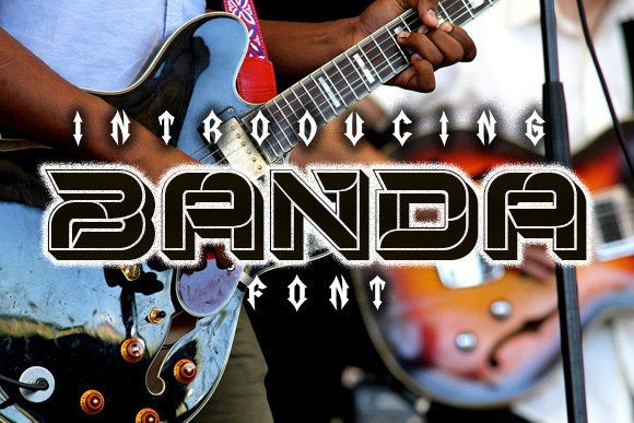Banda Display Font for Bold, Artistic Campaign Headlines