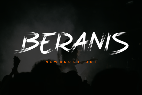 Beranis Font: A Bold Brush Display Typeface for Small Business Branding