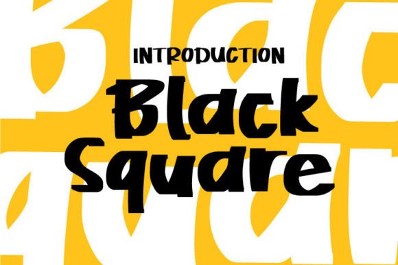 Blacksquare: A Bold Display Font for Editorial Impact