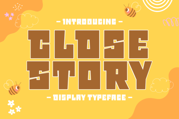 Close Story Display Font for Bold Digital Branding
