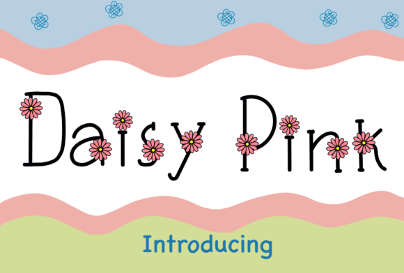 Daisy Pink: A Charming Display Font for Educators & Designers
