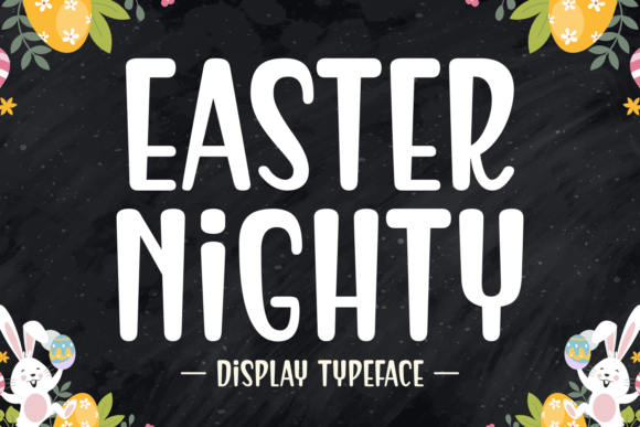 Easter Nighty Display Font for Handmade Creators