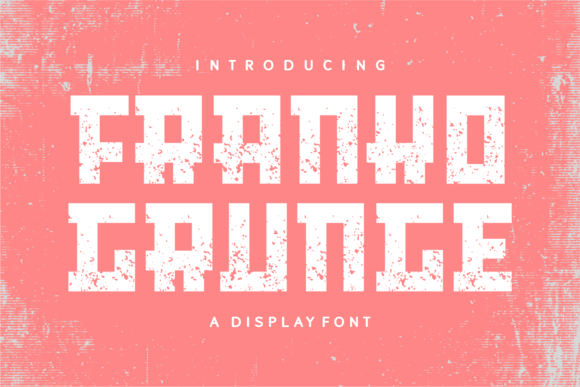 Franko Grunge: A Modern Display Font for Editorial Impact