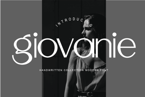 Giovanie: A Modern Display Font for Editorial Impact