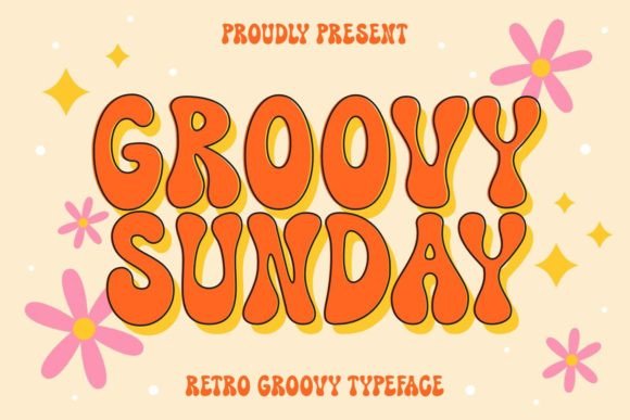 Groovy Sunday Font for Retro Branding That Stands Out