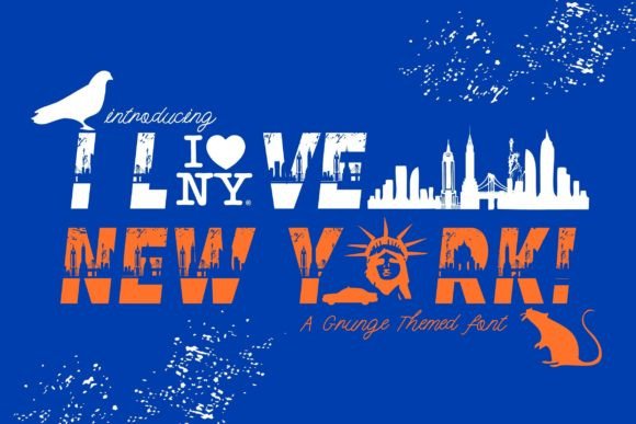 I Love New York Font for Bold, Memorable Branding