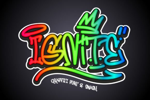Ignite Display Font: Bold Graffiti Style for Editorial Design