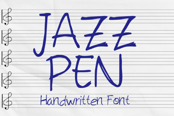 Jazz Pen Handwritten Font for Creative Makers