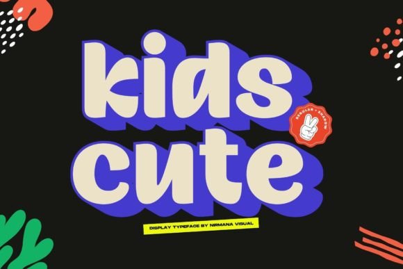 Kids Cute Font: A Playful Sans-Serif for Small Brands