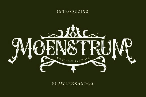 Moenstrum: A Bold Blackletter Font for Editorial Design