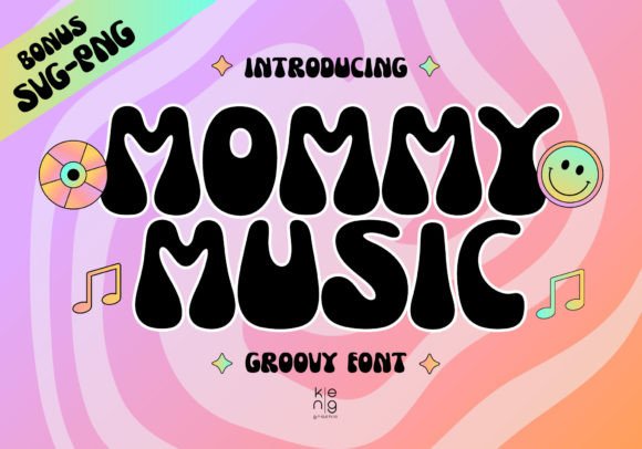 Mommy Music Font for Bold, Groovy Branding