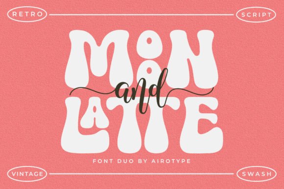 Moon and Latte Font for Small Business Branding