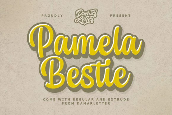 Pamela Bestie: A Playful Display Font for Editorial Personality