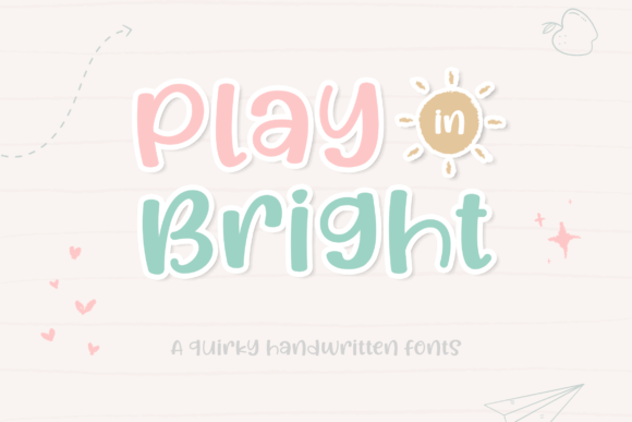 Play in Bright: A Whimsical Display Font for Memorable Branding