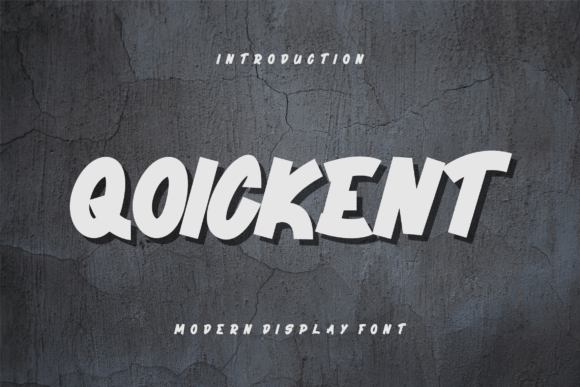 Qoickent Font for Modern Branding Projects