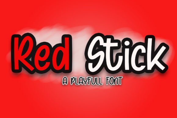Red Stick: A Sweet Display Font for Playful Design