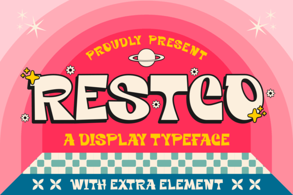 Restco Display Font for Joyful Brand Identity Projects