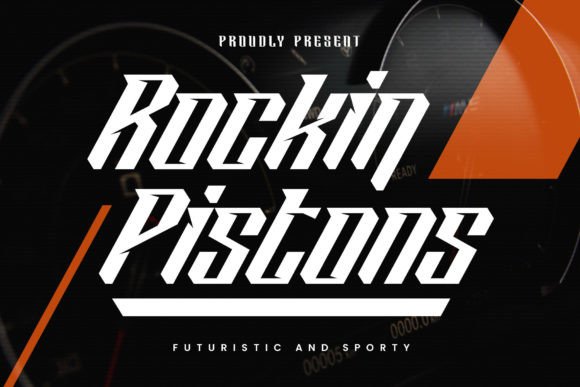 Rockin Pistons Display Font for Bold Branding