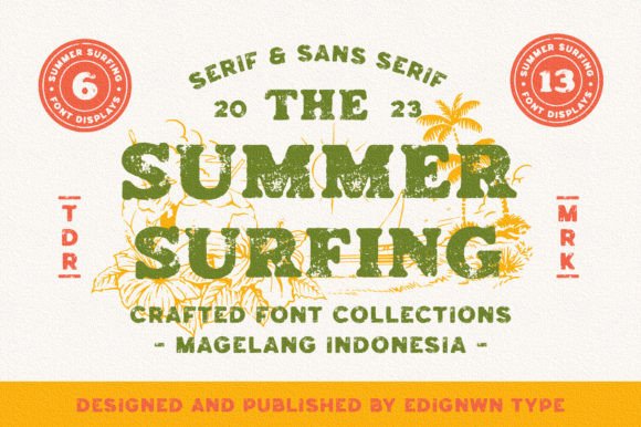 Summer Surfing: A Display Font That Balances Timeless Elegance and Modern Clarity