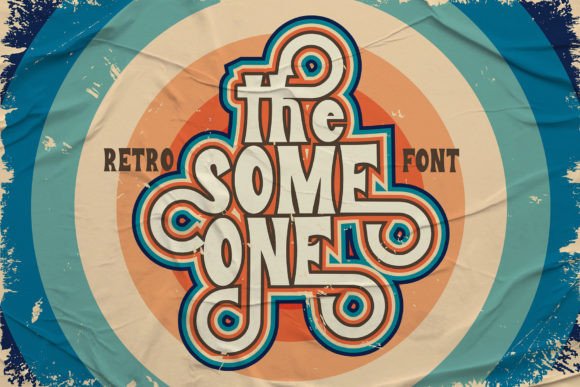 The Some One Display Font for Retro Branding