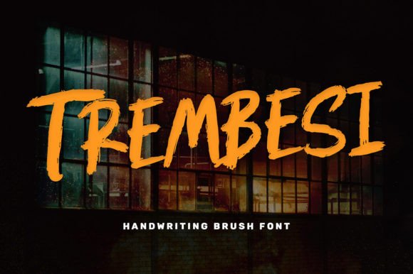 Trembesi: A Commanding Handwritten Font for Small Business Branding