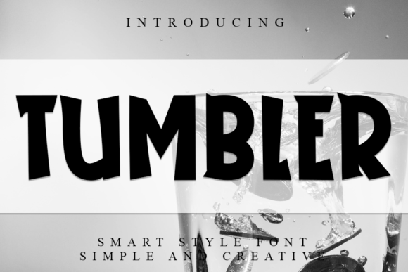 Tumbler Font: A Modern Display Font for Campaign-Ready Headlines