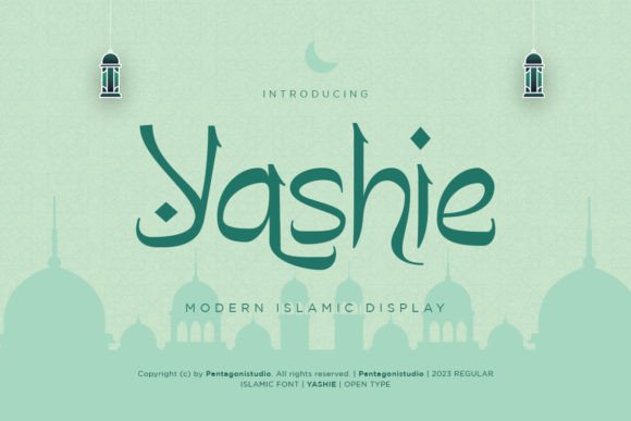 Yashie: A Modern Islamic Display Font for Thoughtful Typography