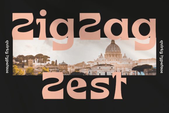 Zig Zag Zest Font for High-Energy Campaign Visuals